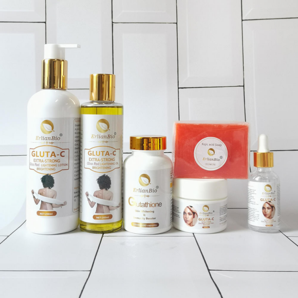 Erlian Bio Gluta-C 6 in 1 Set  Whitening Skin Care Kit - Image 7