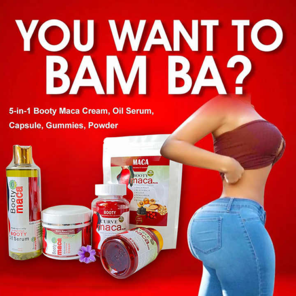 Booty Maca 5 in 1 Curve Enlargement Set
