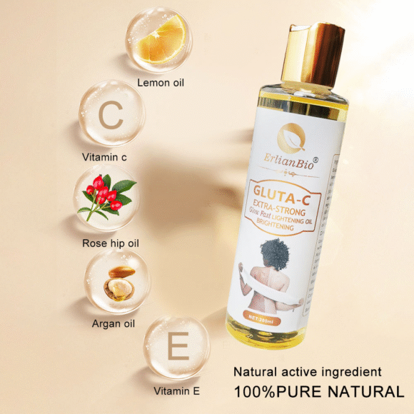 Gluta C Erlian Bio Skin Lightening Oil - Image 10