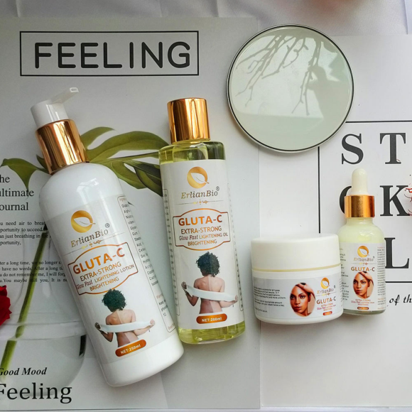 ErlianBio 4 in 1  Set Gluta-C Whitening Skin Care Kit - Image 3