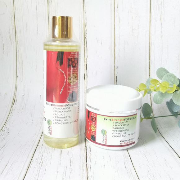 Booty Maca 2 in 1 Kit Oil Serum & Cream Set - Image 7