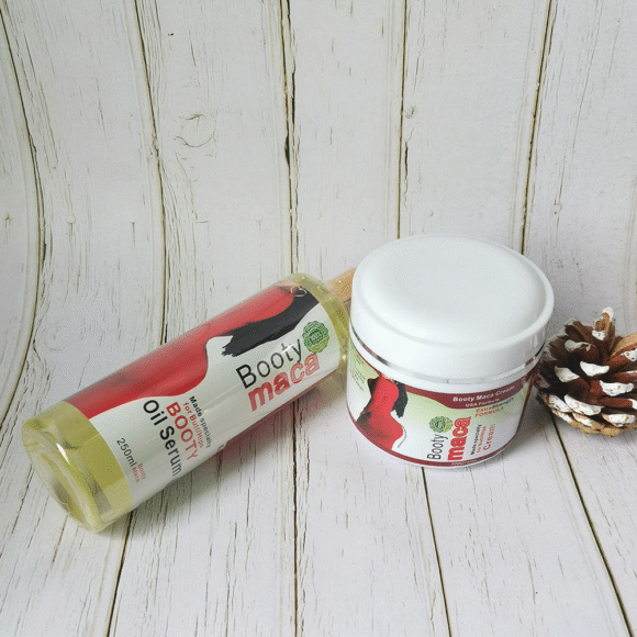 Booty Maca 2 in 1 Kit Oil Serum & Cream Set - Image 5