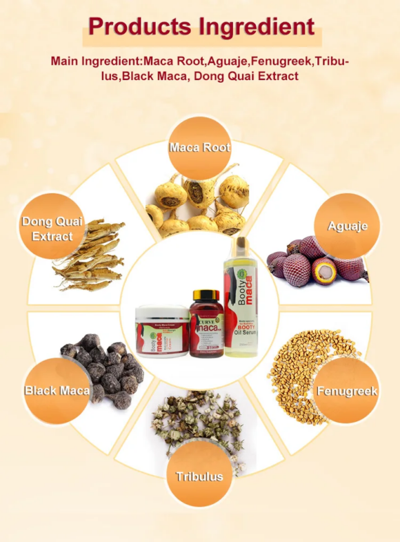Curve Maca 3 in 1 Set Booty Enlargement Kit - Image 8