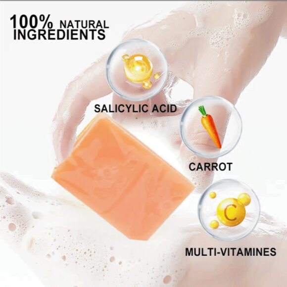 Carotene Kojic Acid Whitening Body Soap - Image 3