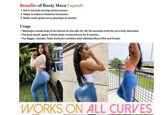 Maca Plus Extra Strength Booty Curve Capsules - Image 4